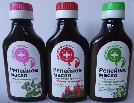 Репейное масло от выпадения волос