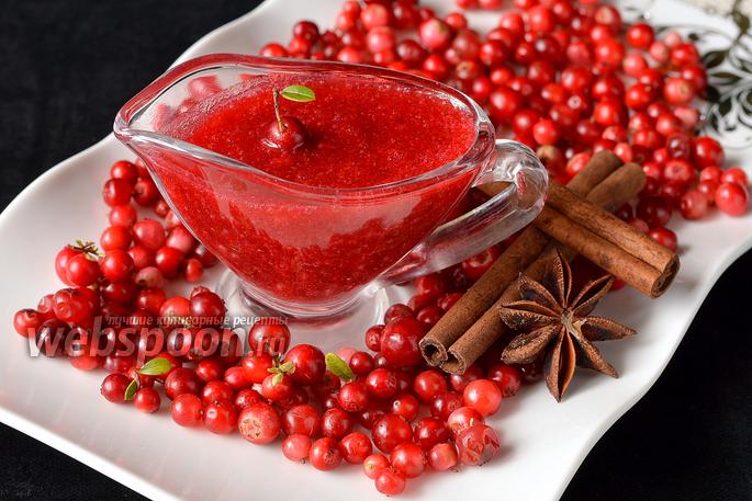 Соус брусничный к мясу