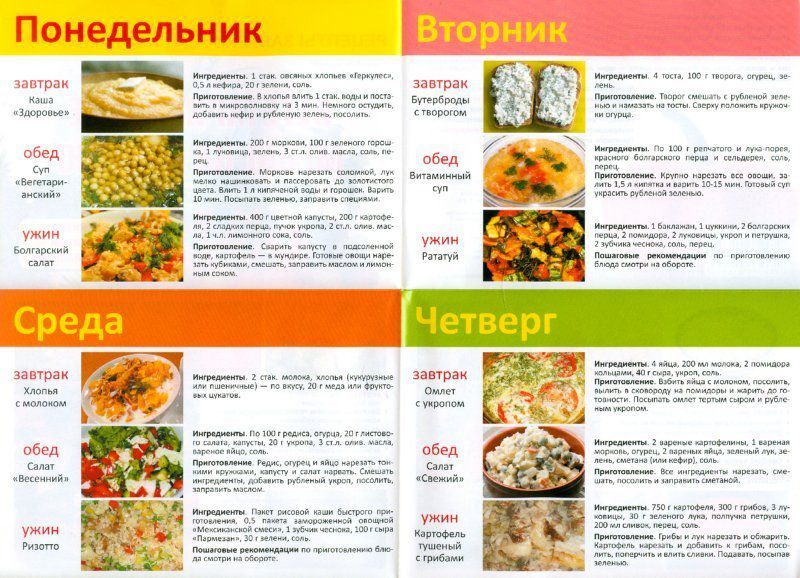 Стол 5 диета меню Стол 5 диета меню