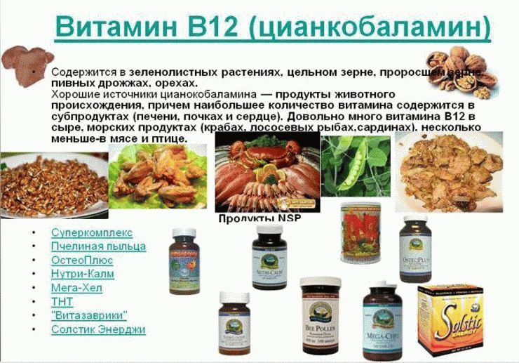 В каких продуктах содержится в12 В каких продуктах содержится в12
